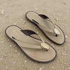 SANDAL, FLIP FLOP, GOLD METAL FLIP FLOP,