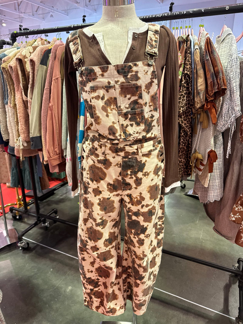 Miss Moo Thang Barrel Overalls