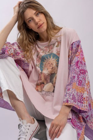 Queen Dolly Graphic Poncho Tee