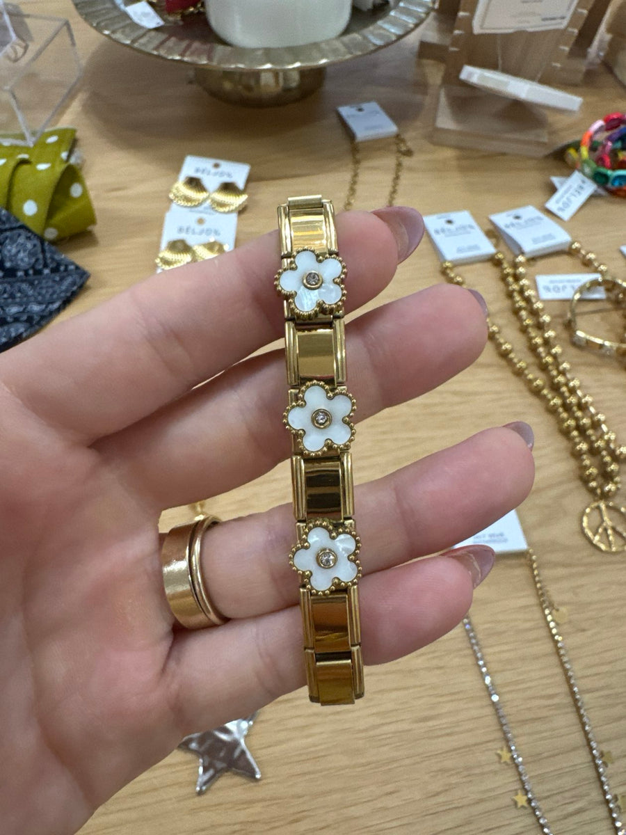 In Bloom Italian Charm Bracelet