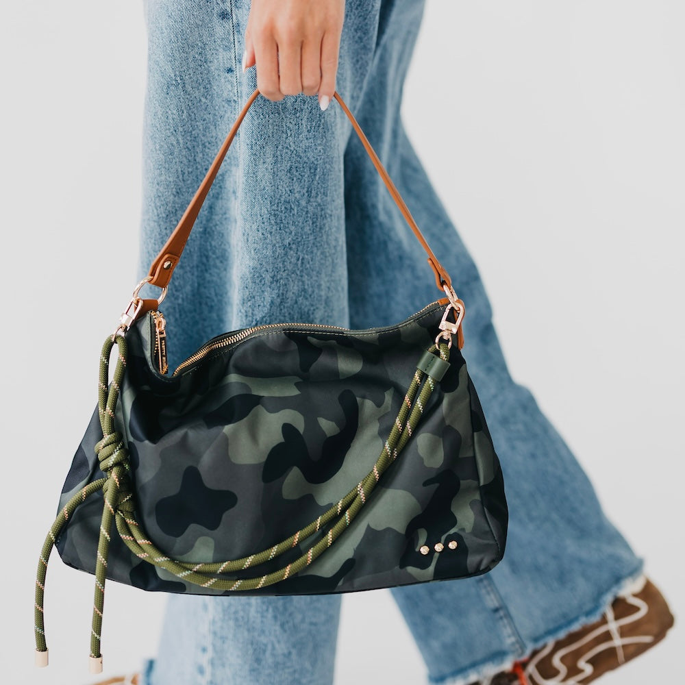Nikki Nylon Slouchy Shoulder Bag-Shoulder Bag-Pretty Simple