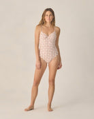 CHerry Check Pattern, RYLEE + CRU, One Piece, Bathing Suit, Cherry with Plaid, Full Coverage, Mommy & Me