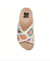 Tacoma Crochet Slide Sandal: Natural