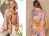 Boho Paisley Button Down Shirt