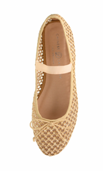 Audrey Raffia Ballet Flats by Chinese Laundry