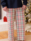 Plaid Christmas Pajama Pants: Unisex