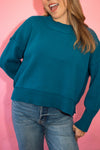 DOORBUSTER: Oversized Crop Ribbed Sweater
