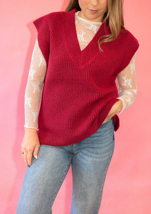 DOORBUSTER: Classic V-neck Sweater Vest