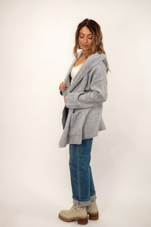 Timeless Heather Grey Cardigan