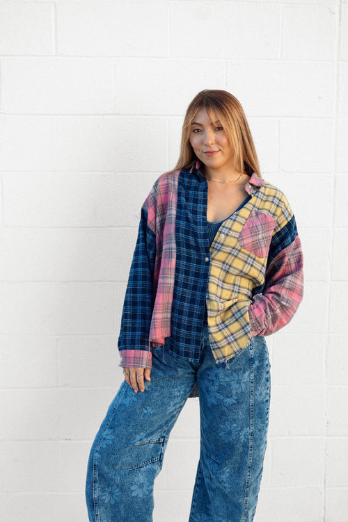 Funky Fall Vibes Flannel