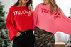 Merry Tinsel Crop Sweater