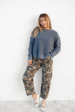 Mineral Washed Pullover Thermal