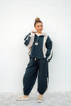 POL Charcoal Quilted Balloon Pants