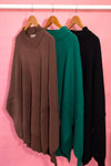 DOORBUSTER: Plus Size Oversized Ribbed Pullover