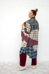 POL Camo & Plaid Kimono Flannel