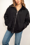 Zip-Front Puffer Barn Jacket