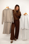 DOORBUSTER: Scuba Crewneck Pullover & Pants Set - 30" Inseam