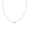 White Thin Pearls Necklace