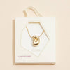 16 Assorted Pack of Bubble Design Initial Short Necklaces