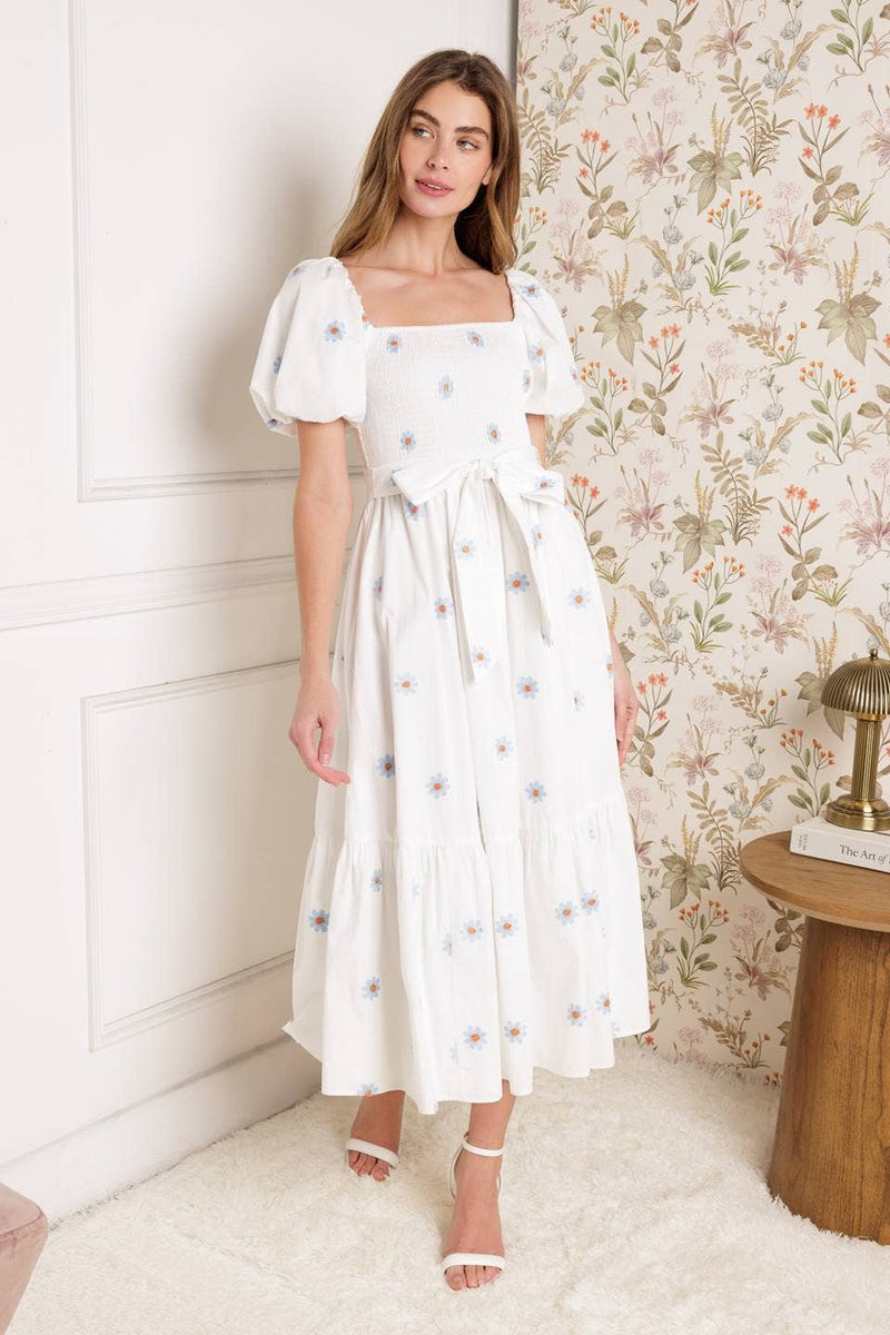 Special Daisy Days Long Midi Dress