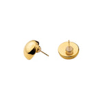 Waterproof Gold Button Studs