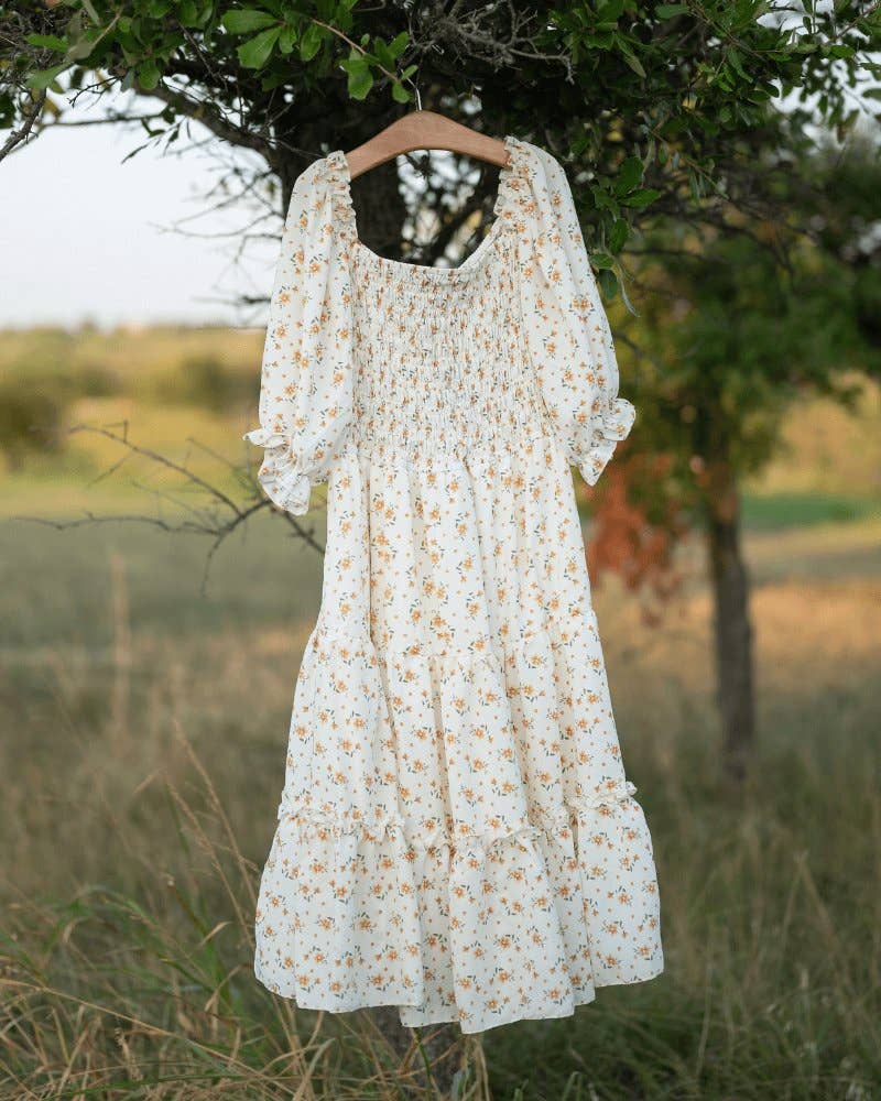Mommy and Me Katherine Dress: Yellow Floral