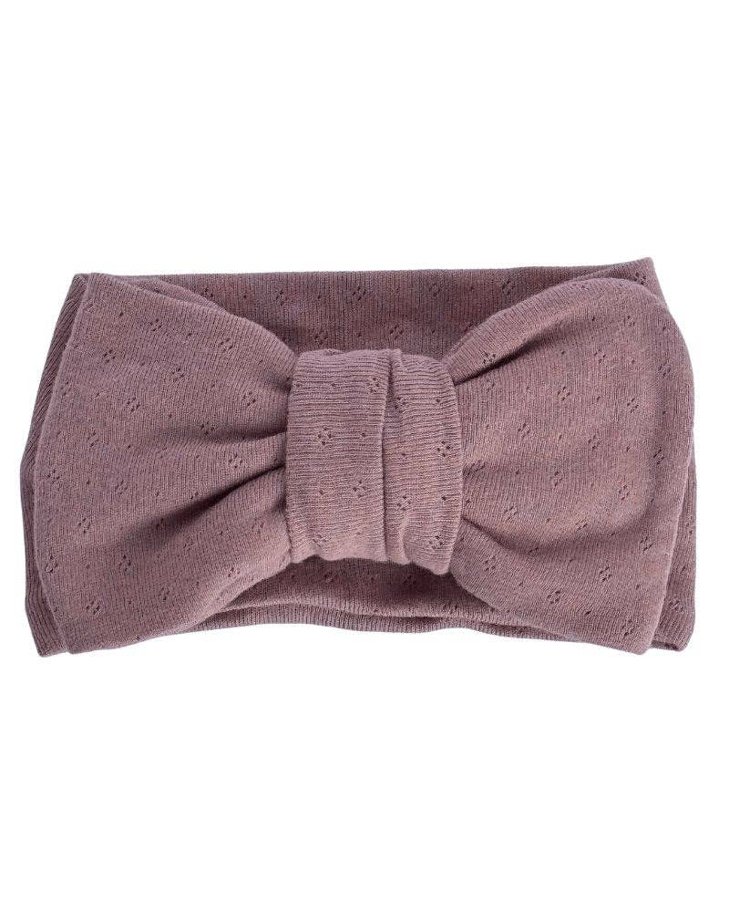 Messy Bow Headwrap - Rust