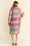 Wrapped Up in Love Checker Coat