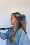 GRANDPA DENIM FLOWER CLAW