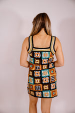 Caribbean Crochet Mini Dress