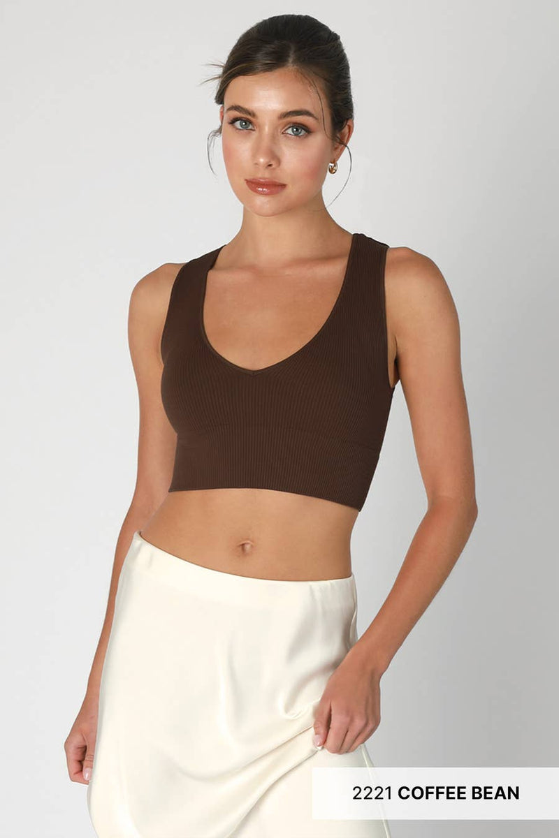 Nikibiki Plunge V-Neck Crop Top