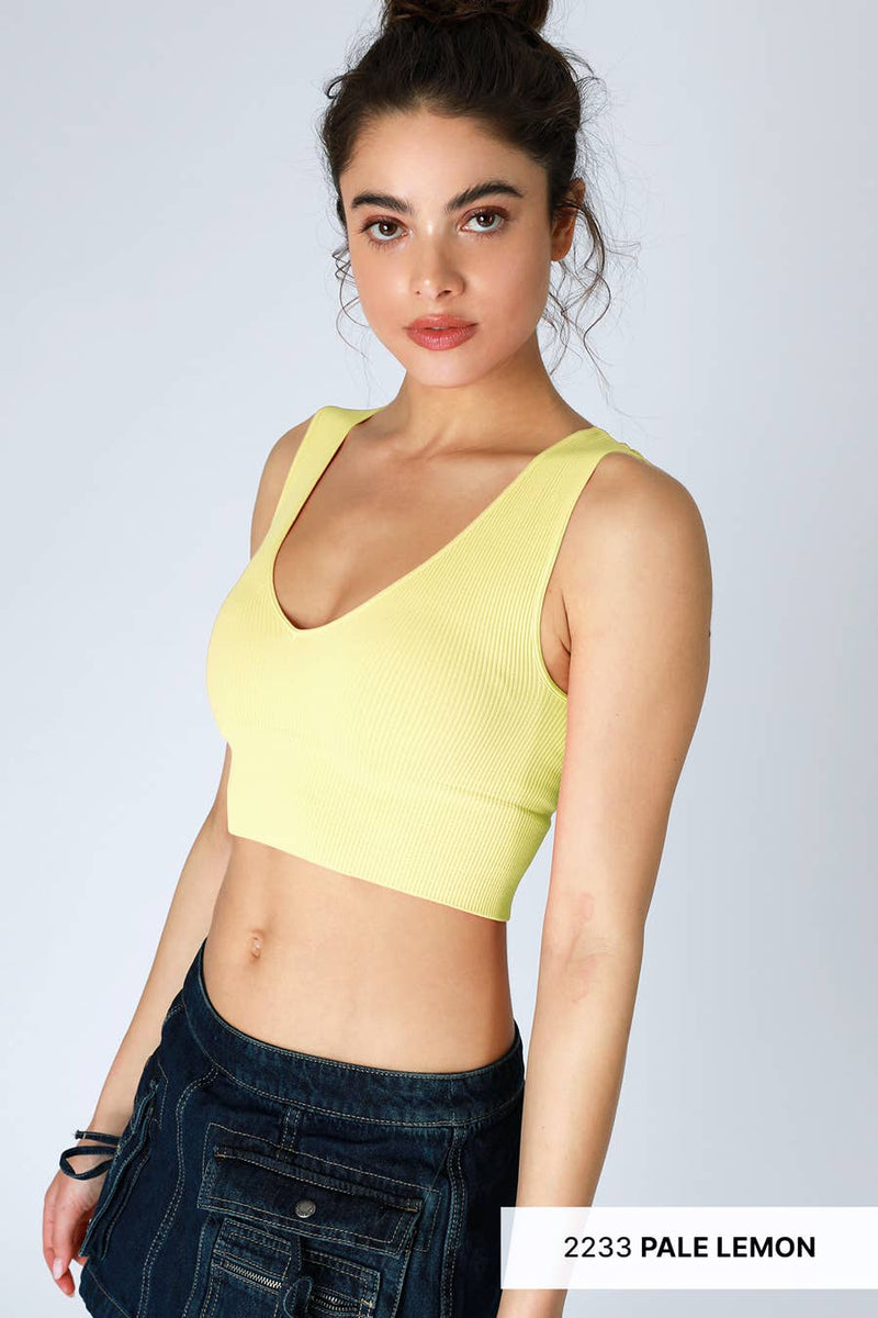 Nikibiki Plunge V-Neck Crop Top