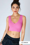 Nikibiki Plunge V-Neck Crop Top