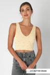 Nikibiki Lace V Neck Tank Top