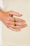 Puffy Heart Ring Double