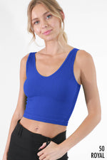 Nikibiki Reversible Ribbed Crop Top