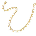 18K Gold Lined Heart Choker