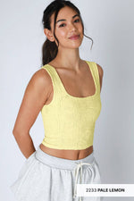 Nikibiki Double Lace Square Crop Top