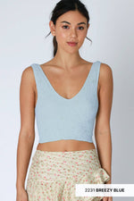 Nikibiki Lace V Neck Tank Top