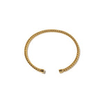 24K Gold Twisted Mini Bangle