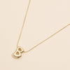 16 Assorted Pack of Bubble Design Initial Short Necklaces