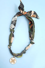 Handcrafted Scarf Interchangeable Charm Necklace | 80N92095