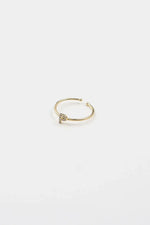 18K Gold Shiny Adjustable Initial Ring - Set of 16