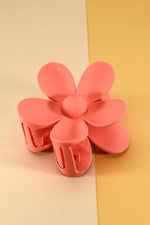 OVERSIZE MATTE FLOWER HAIR CLAW CLIPS | 40H459