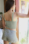 Nikibiki Vintage V Neck Crop Top