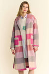 Wrapped Up in Love Checker Coat