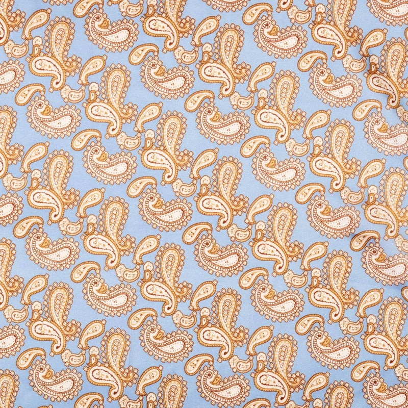 Classic Paisley Silk-Feel Polyester Bandana