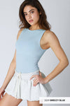 Nikibiki Clean Line Boat Neck Tank Top