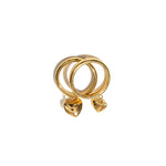 Puffy Heart Ring Double