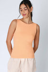 Nikibiki Clean Line Boat Neck Tank Top